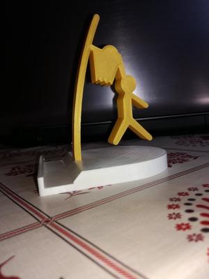 Basketball phone stand