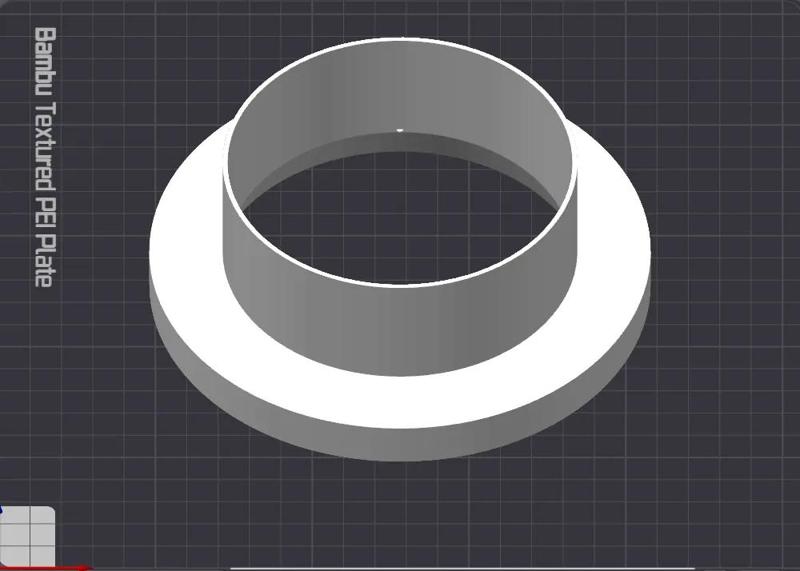 100 mm Hose adapter to Genvex exhaust valve   
