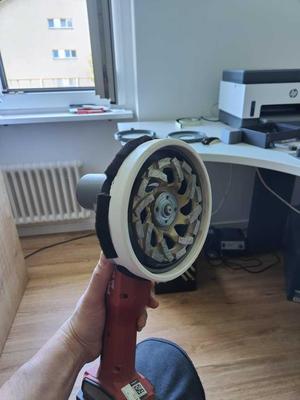 Absaugung Winkelschleifer Trennscheibe Suction angle grinder cutting disc