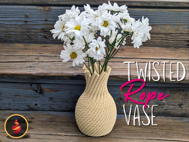 Twisted Rope Vase