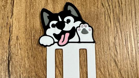 Husky Bookmark