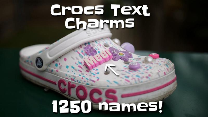 Crocs name charms / jibbitz