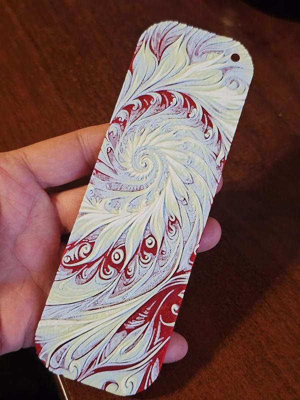 Fractal Bookmark - Hueforge - 4 Colors