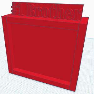#1 Brother Picture Frame