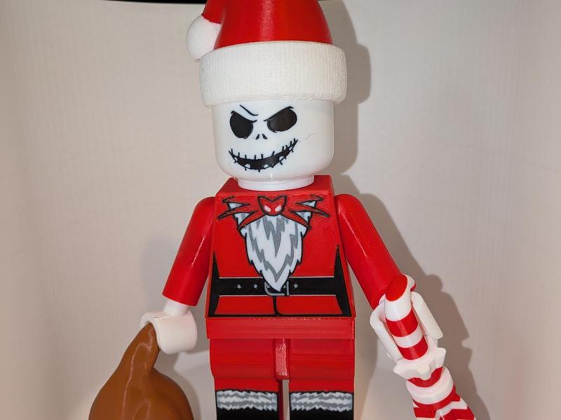Brick Santa Jack skellington 