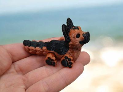 German Sheperd Puppy Flexible Dog