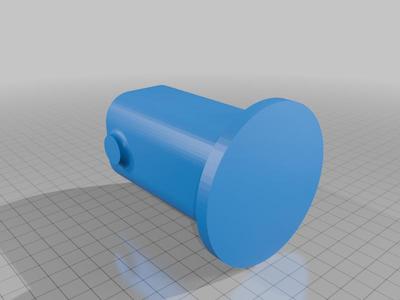 Receiver hitch cover round, 2 inch