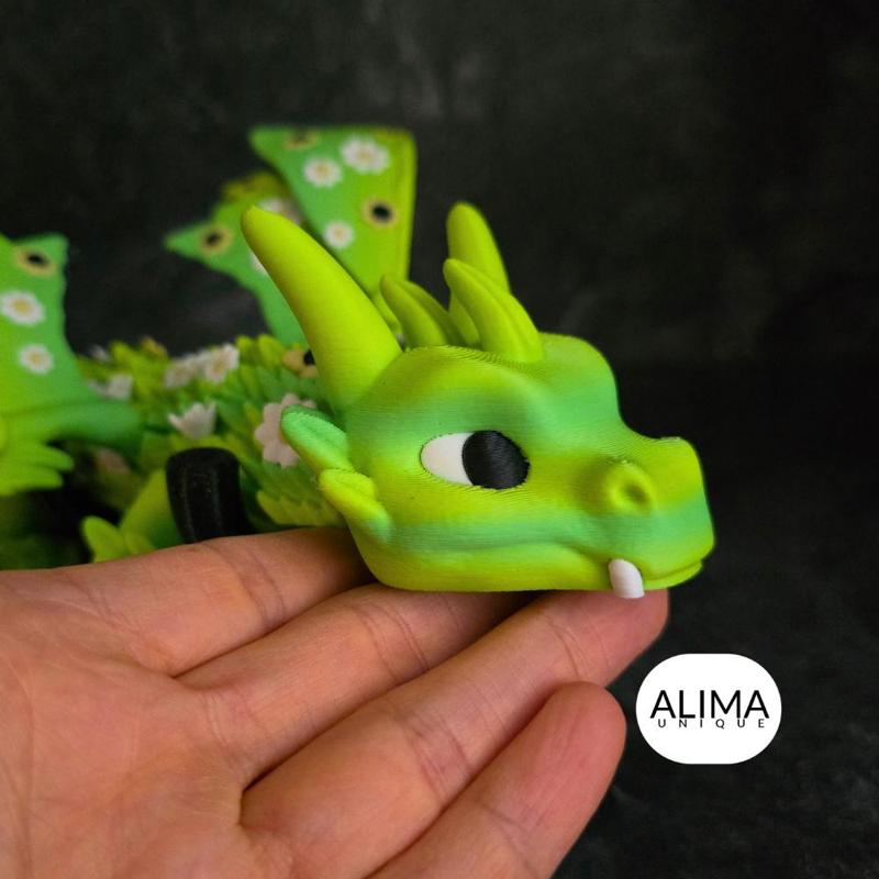 Flower Meadow Dragon Flexi / Large