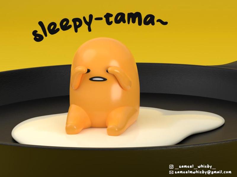 Sleepy-tama - Gudetama ぐでたま