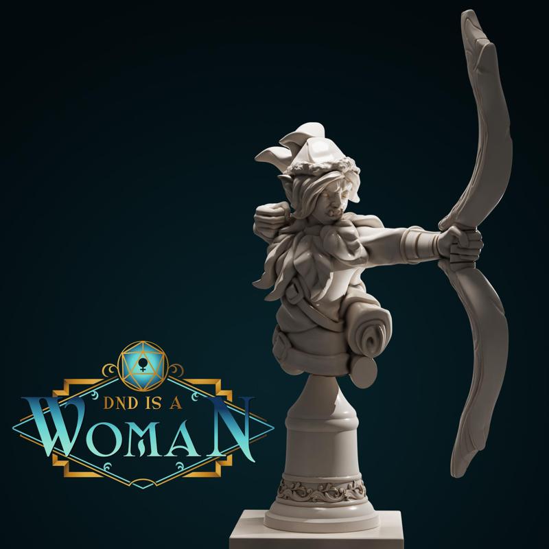 Half-Orc Ranger - Khuttal - Bust