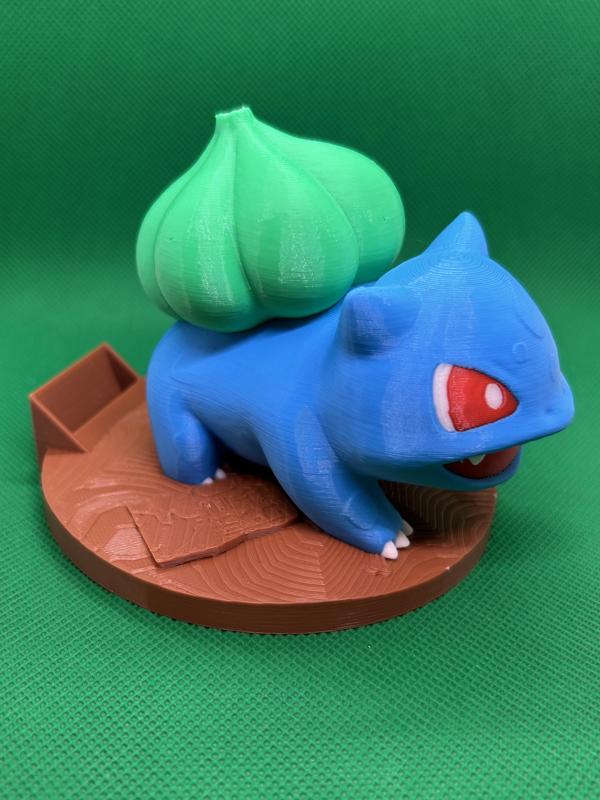 Pokemon Bulbasaur Headset stand - colorized