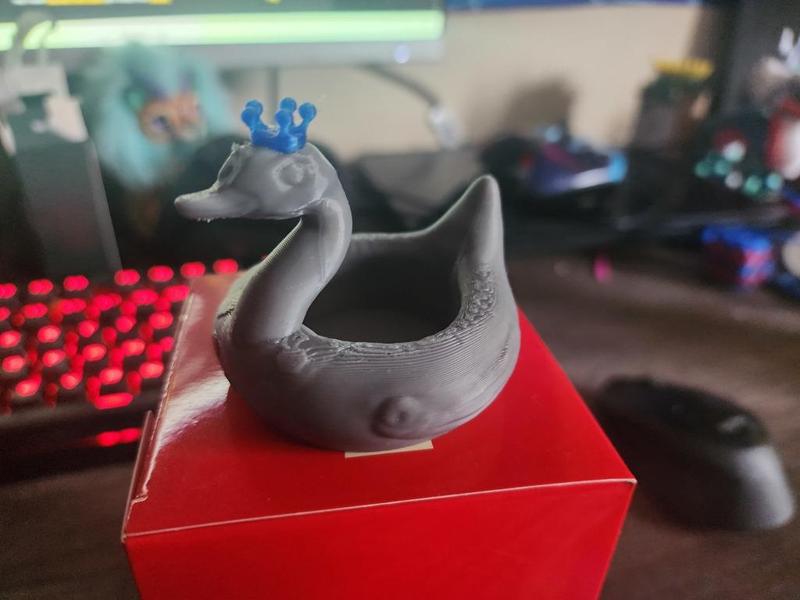 Crowned Swan Floatie (Trinket Dish)