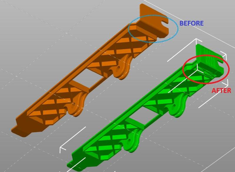 PiKVM v3 ATX mounting bracket (reinforced)