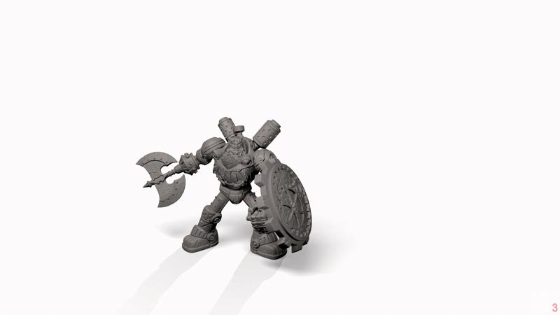 Gnome Artificer in Mech Suit - Professionally pre-supported!