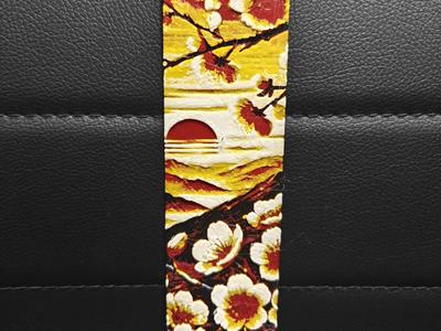 Sunset Flower Bookmark