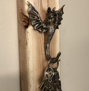 Heraldic Dragon(Amphiptere) Wall Hook