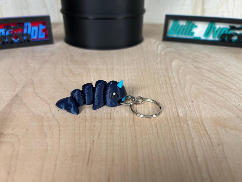 Chibi Narwhal Keychain