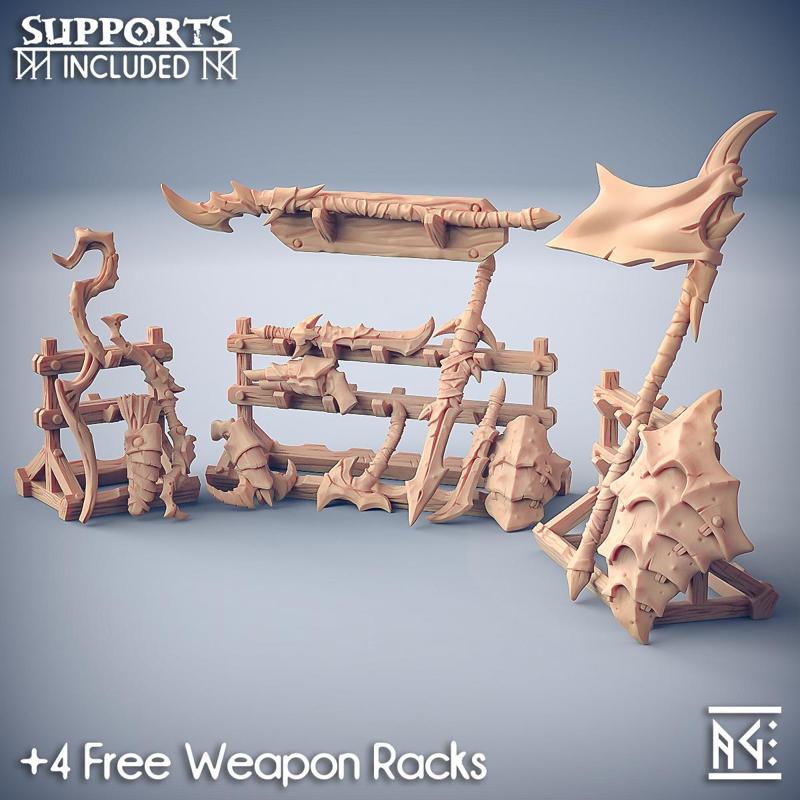 Weapons for Loot & Racks: Scourgeland Survivors