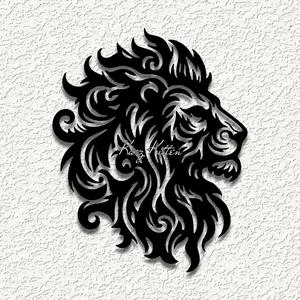tribal lions head WALL ART HOME DECOR