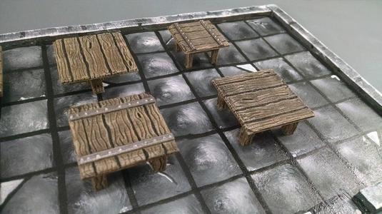 28mm Square Tables