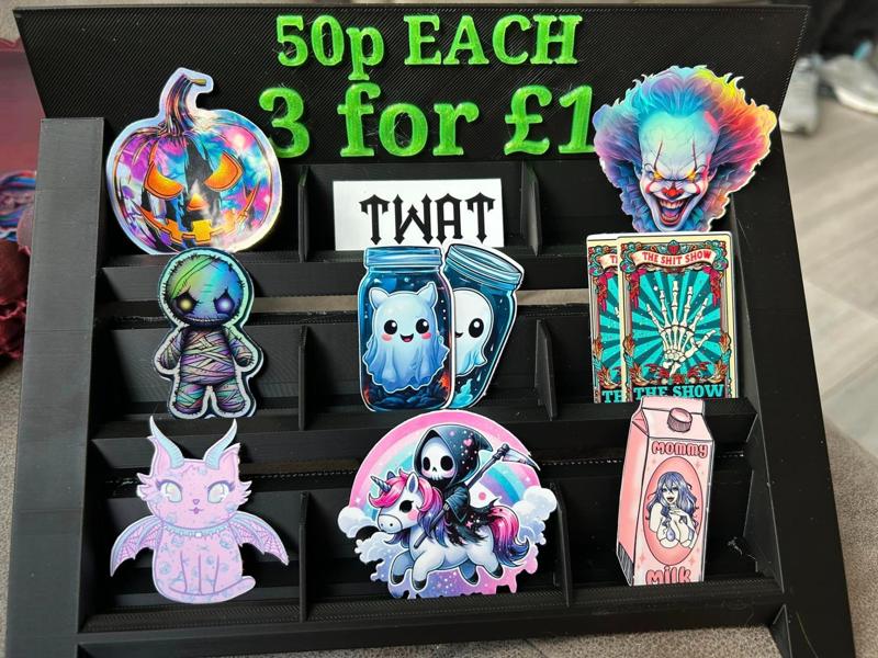 Sticker Display Stand - Craft Market Stall 