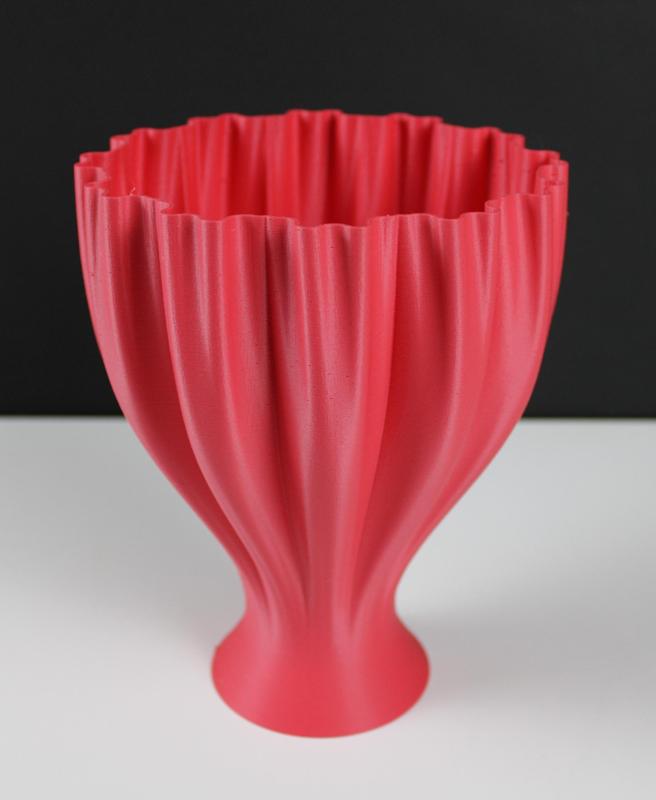 Blooming Ruffled Vase