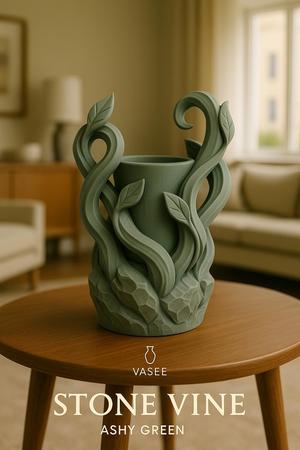 Floral vase art organizer pot for gentle beauty
