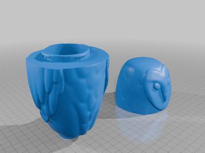 Owl Container Topper - Modular Staff System