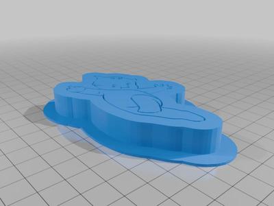 Kewpie cookie cutter