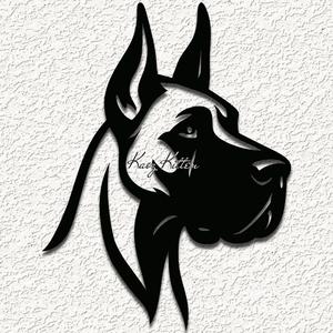 great dane dog WALL ART HOME DECOR