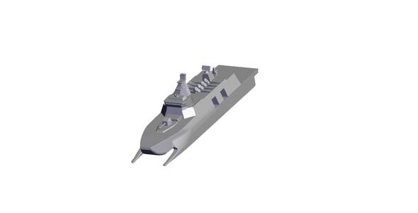 1/700 Scale Tuo Chiang II Corvette.stl