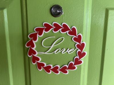 Valentine Heart Wreath/Wall Decoration
