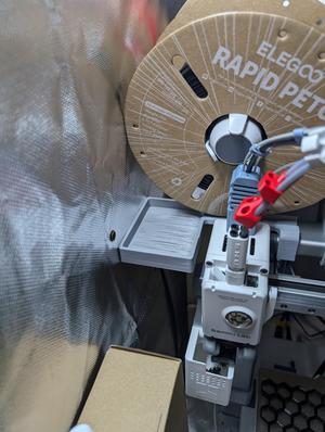 Bambu A1 shelf mount remixed again for AMS lite top mount