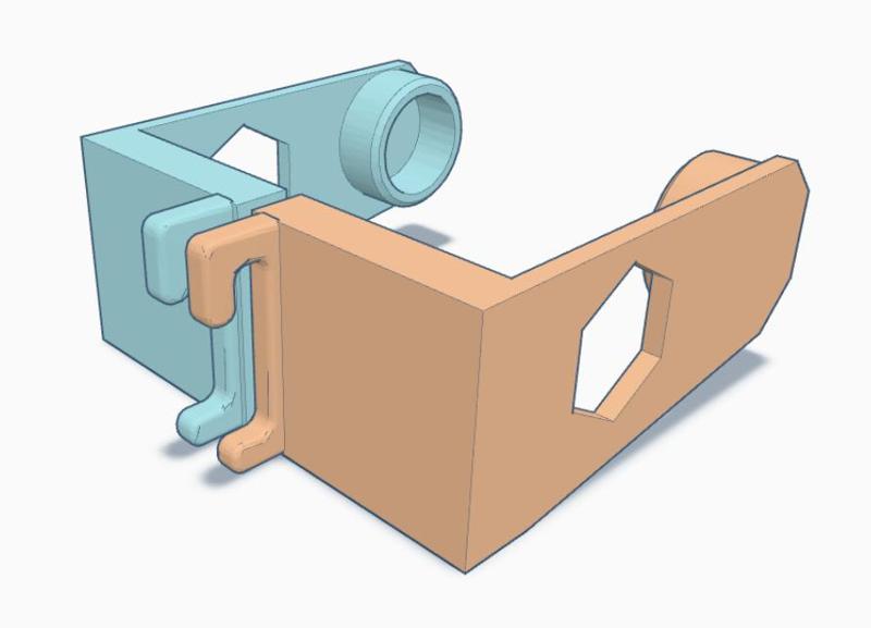 Thermal Label Holder for Ikea Skadis Pegboard