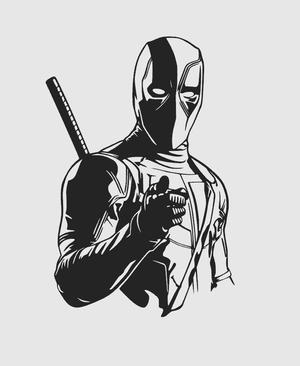 deadpool - wall art