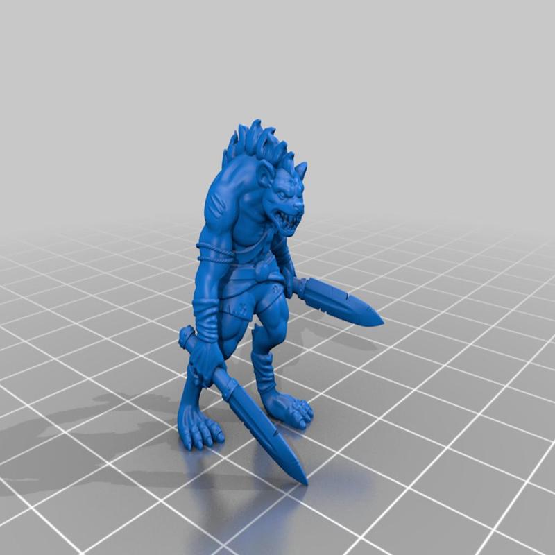 Gnoll (28mm DnD miniature)