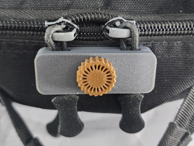 Backpack tamper lock