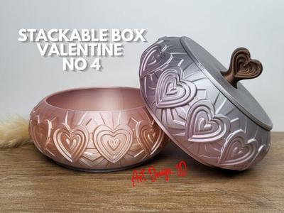 Jewelry Box Stackable Valentine No 4