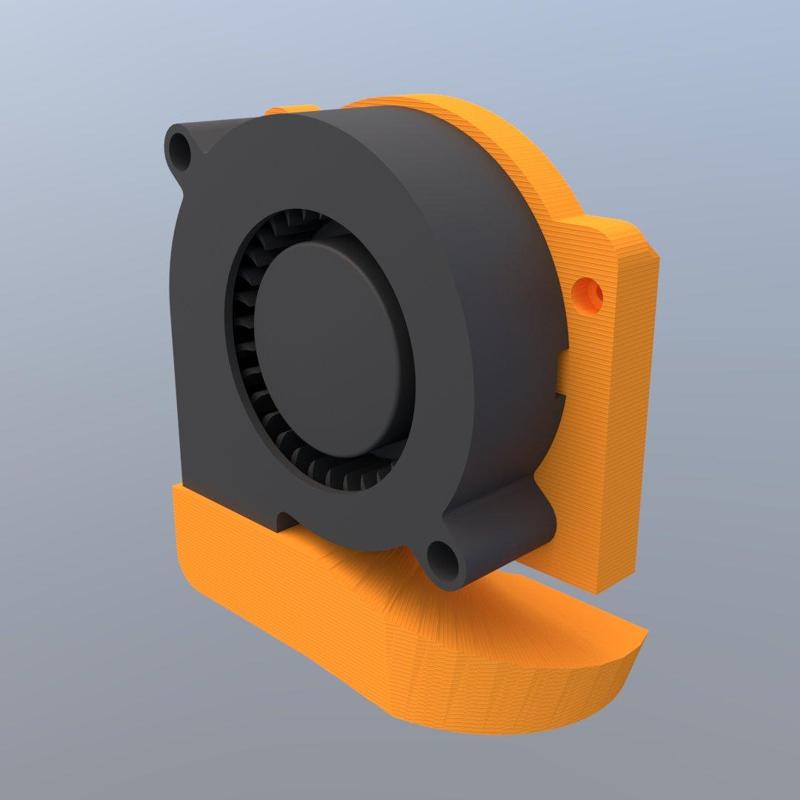 Ender 3 Neo Series 5015 Fan Mount ( For Ender 3 Neo, Ender 3 V2 Neo, Ender 3 Max Neo )