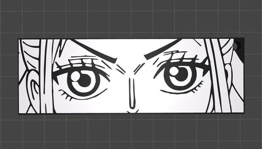 One Piece Yamato Keychain