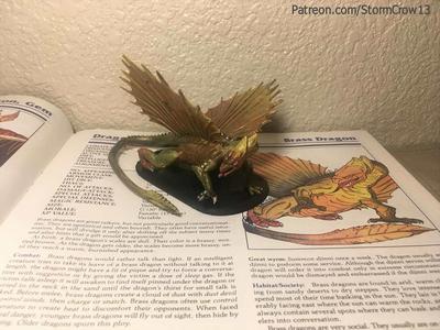 2nd ed AD&D Brass Dragon