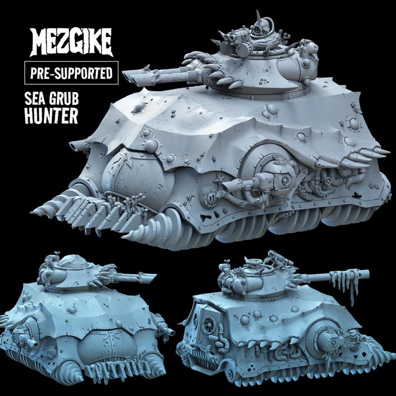 Sea grub hunter tank (pre-supported)