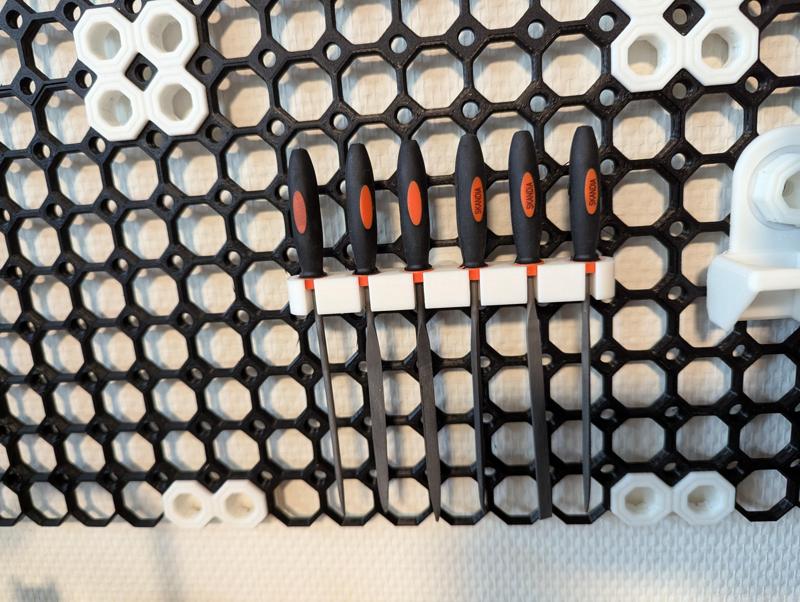 6 slot needle file holder for multiboard 