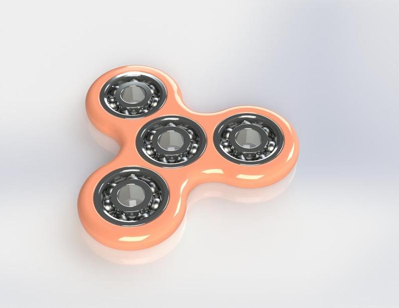 Fidget Tri-Spinner 608 Bearing