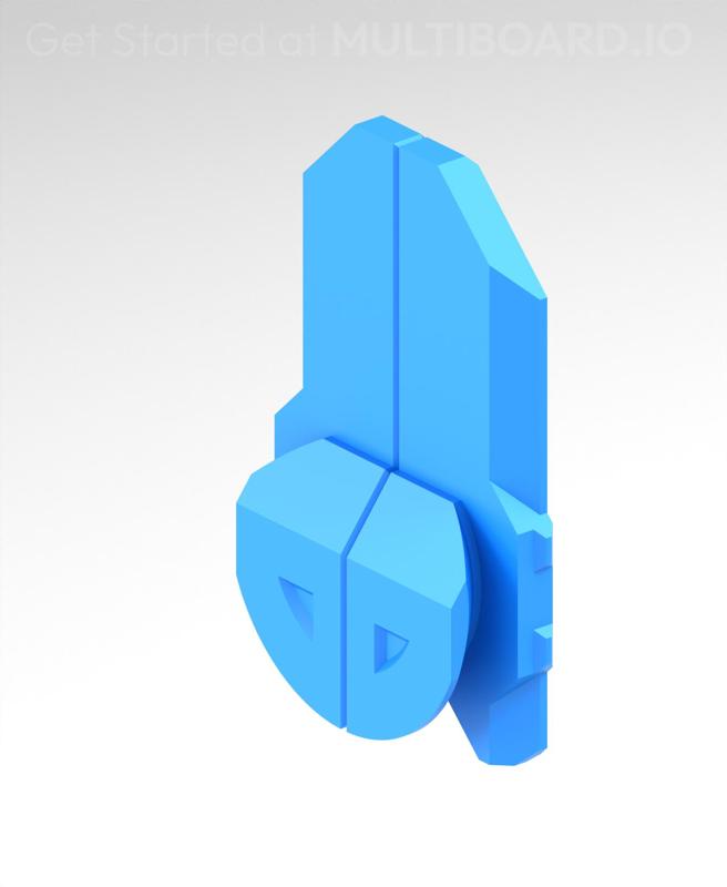 X Inverted Half Multipoint - OX Rail Pop-In