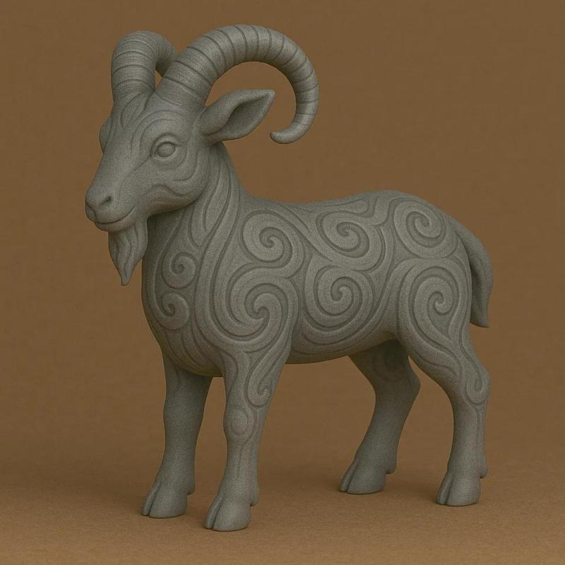 goat sculpture   