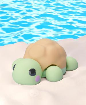 Flexi Turtle Keychain (Single Color)