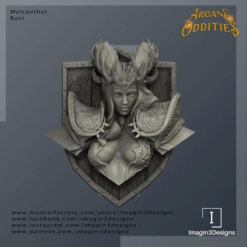 Pre-Supported Malcanthet Bust