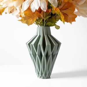 The Javero Vase, Modern and Unique Home Decor for Dried and Preserved Flower Arrangement  | STL File