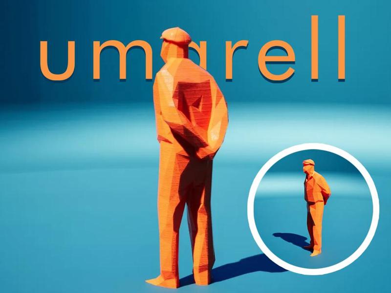 not a Umarell _ The Old Construction Site Watcher with a Newsboy Cap